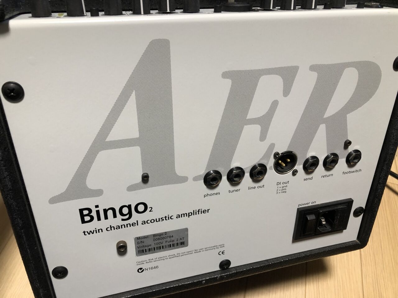アコースティックギター用アンプ AER Bingo2 60/2