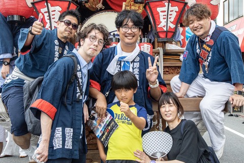 ０野堂東組記念撮影