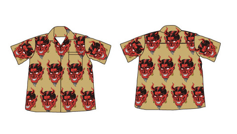 アロハシャツ(10%縮尺)