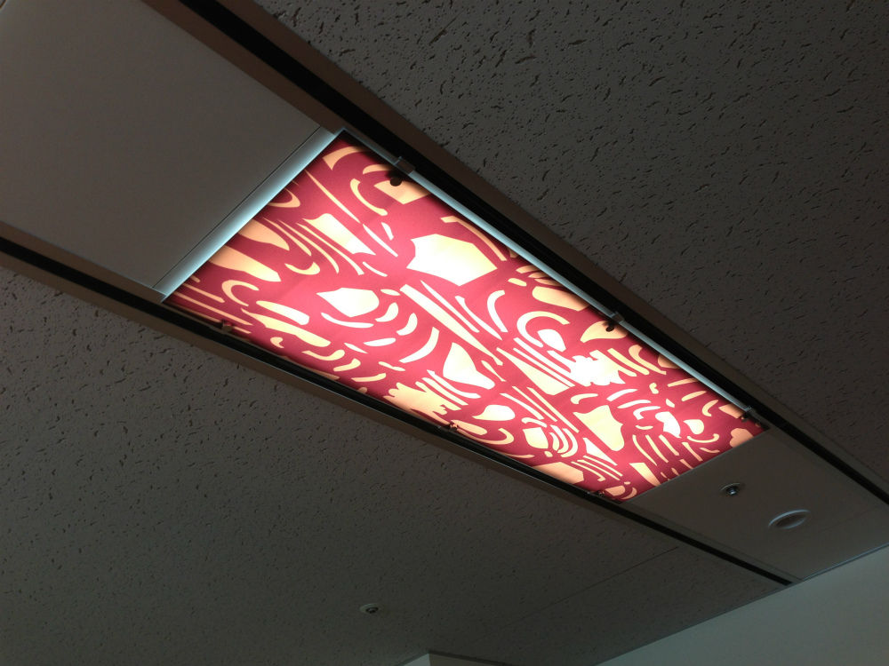 エステサロンの照明カバーの製作 福岡の看板屋アートエス 日々これkanban日記