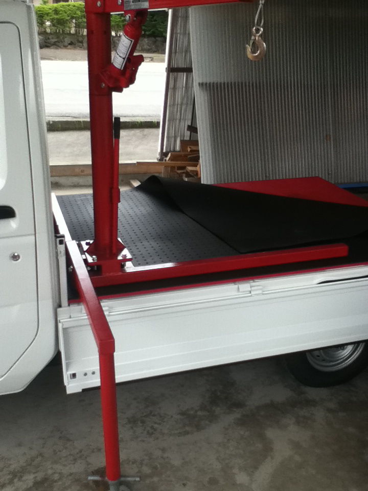 軽トラッククレーン 鉄と木の店