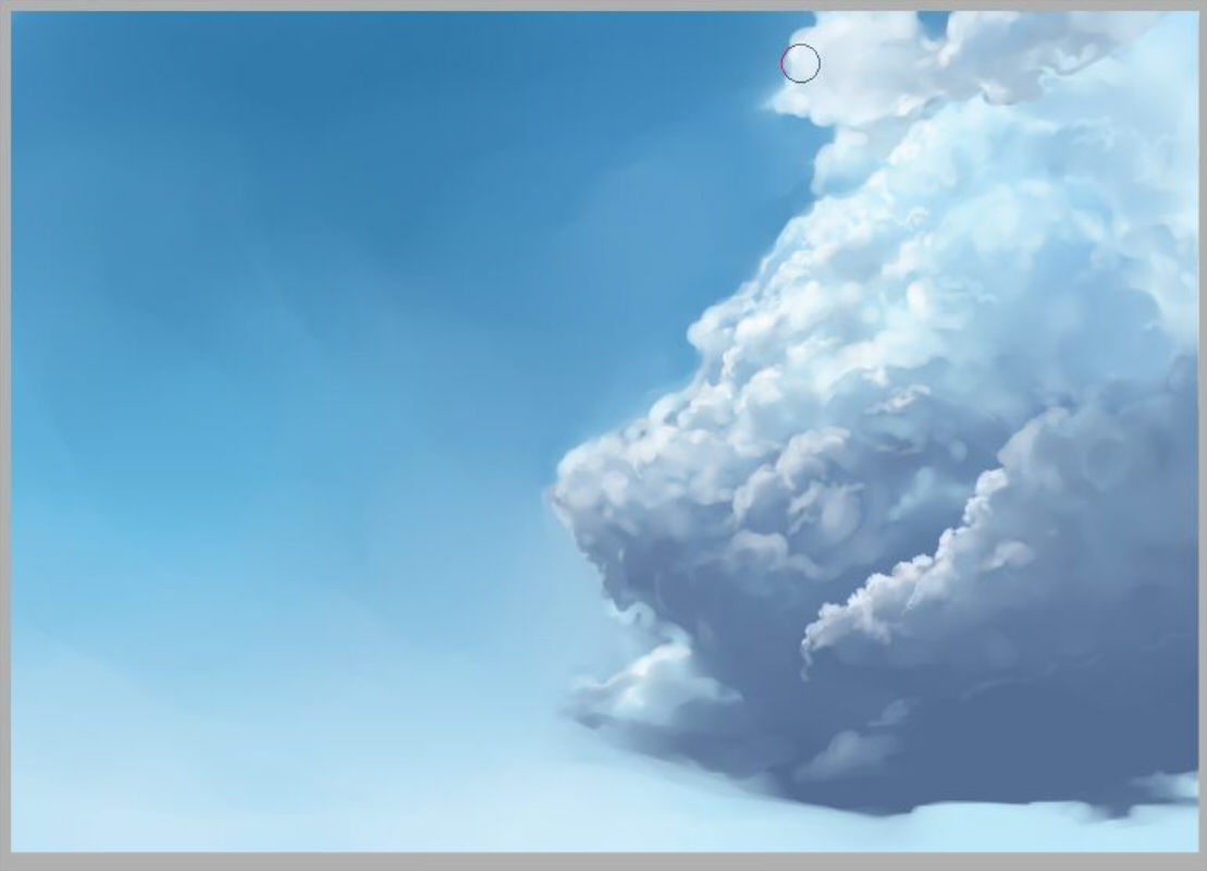 雲メインに空を描いてみた メイキング Artus Blog