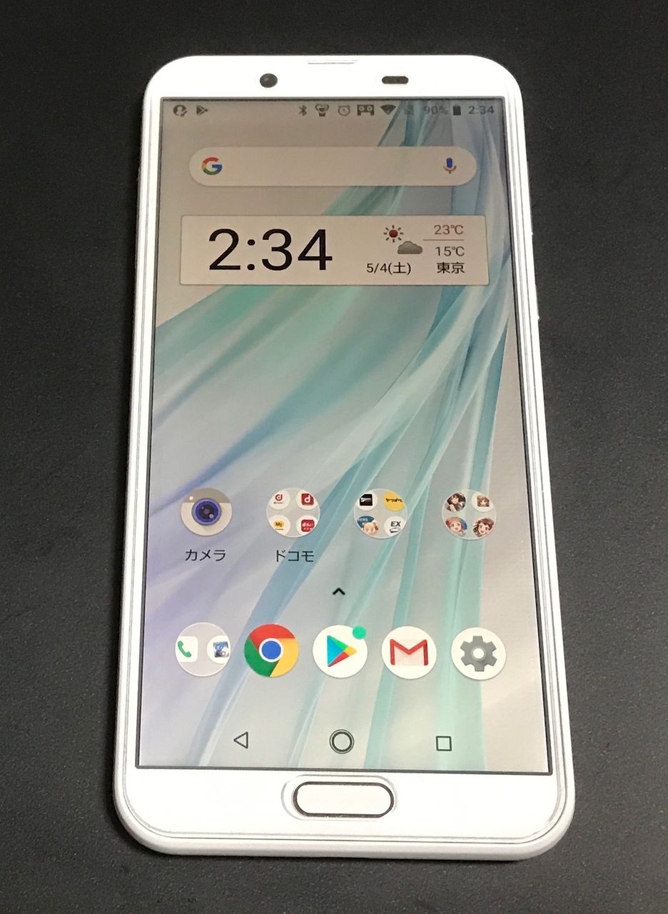 SHARP AQUOS sense2 SH-01Lの実機レビュー : あるさんのレビューblog