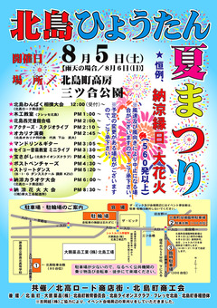 徳島県板野郡北島町 北島ひょうたん夏まつり 2017