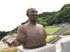 徳島県鳴門市大麻町 鳴門市ドイツ館 松江豊寿 銅像