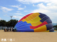 第1回 阿波市納涼祭 熱気球 2012