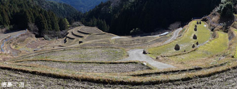 樫原の棚田 2012年2月
