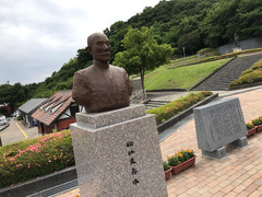 徳島県鳴門市大麻町 鳴門市ドイツ館 松江豊寿 銅像