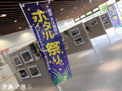 徳島県阿波市阿波町 清流 大久保谷川ホタル保存会活動写真展 2015