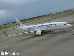 徳島阿波おどり空港 JALハッピージャーニーエクスプレス