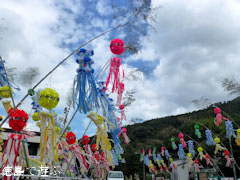 神山町 下分七夕飾り 2011