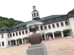 徳島県鳴門市大麻町 鳴門市ドイツ館 松江豊寿 銅像