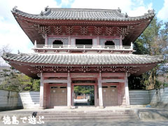 安楽寺 山門 修復前