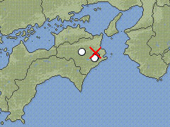 2012年12月25日04時21分 徳島県 地震