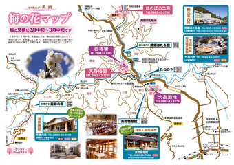 徳島県吉野川市 第31回 美郷 梅の花まつり 2024 地図