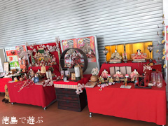 徳島県板野郡松茂町 徳島阿波おどり空港 ひな人形 2017