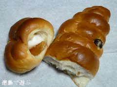 山崎製パン レーズンコロネ いちじくジャム&れん乳ホイップ