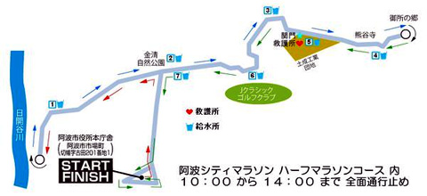 徳島県阿波市 阿波シティマラソン 2015