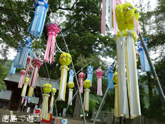 神山町 下分七夕飾り 2011