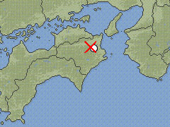 2012年12月24日16時20分 徳島県 地震