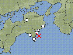 2012年12月24日19時49分 徳島県 地震
