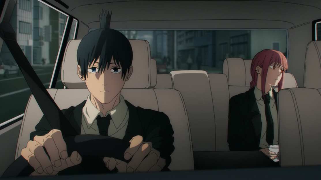 チェンソーマン第3話感想:戦闘シーンが迫力あって最高ですが深夜アニメなので効果音が小さく抑えていてその点残念。漏れ日の中のパワーに目を奪われる ...