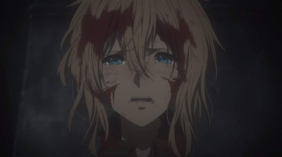 ヴァイオレット エヴァーガーデン第9話感想 ヴァイオレットちゃん今まで泣いてこなかった分一生分泣いちゃいましたね 生きたいと思う理由が見つかって良かったですね じじにっちアンテナ