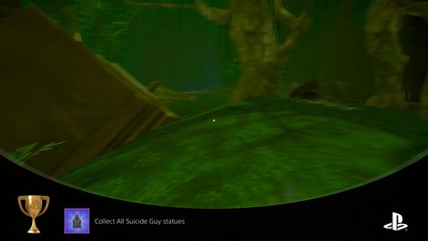 Collect All Suicide Guy statues　