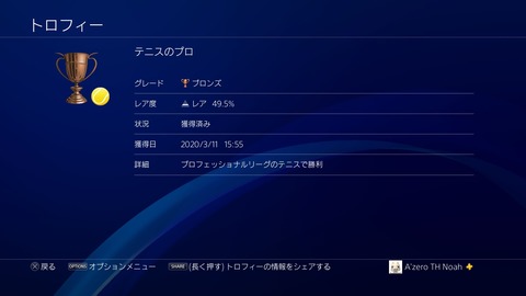 テニスのプロ