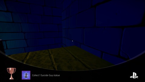 Collect 1 Suicide Guy statue　