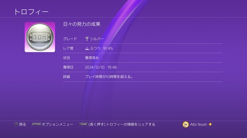 日々の努力の成果　