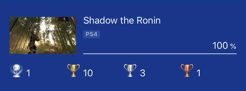 Shadow the Ronin to the Samurai
