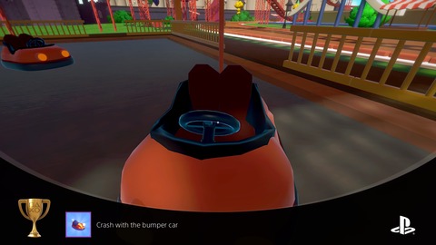Crash with the bumper car　
