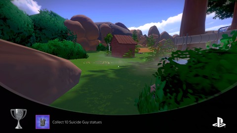 Collect 10 Suicide Guy statues　