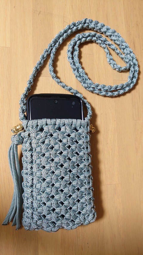 パラコードスマホ入れ (4)