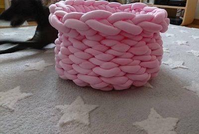 手編犬用ベッド6