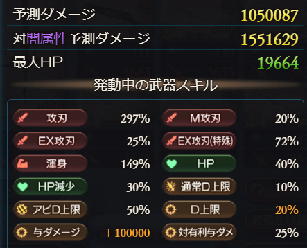 グラブル 光レリバ編成 つよバハ 今日も何処かで世界を救う