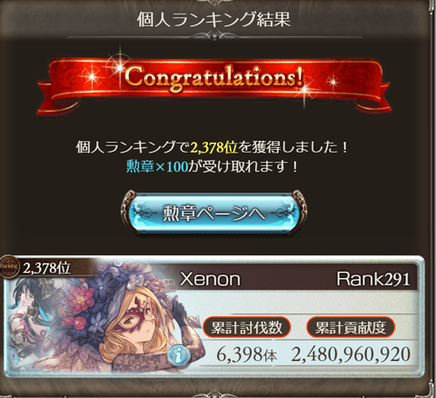 ランキング