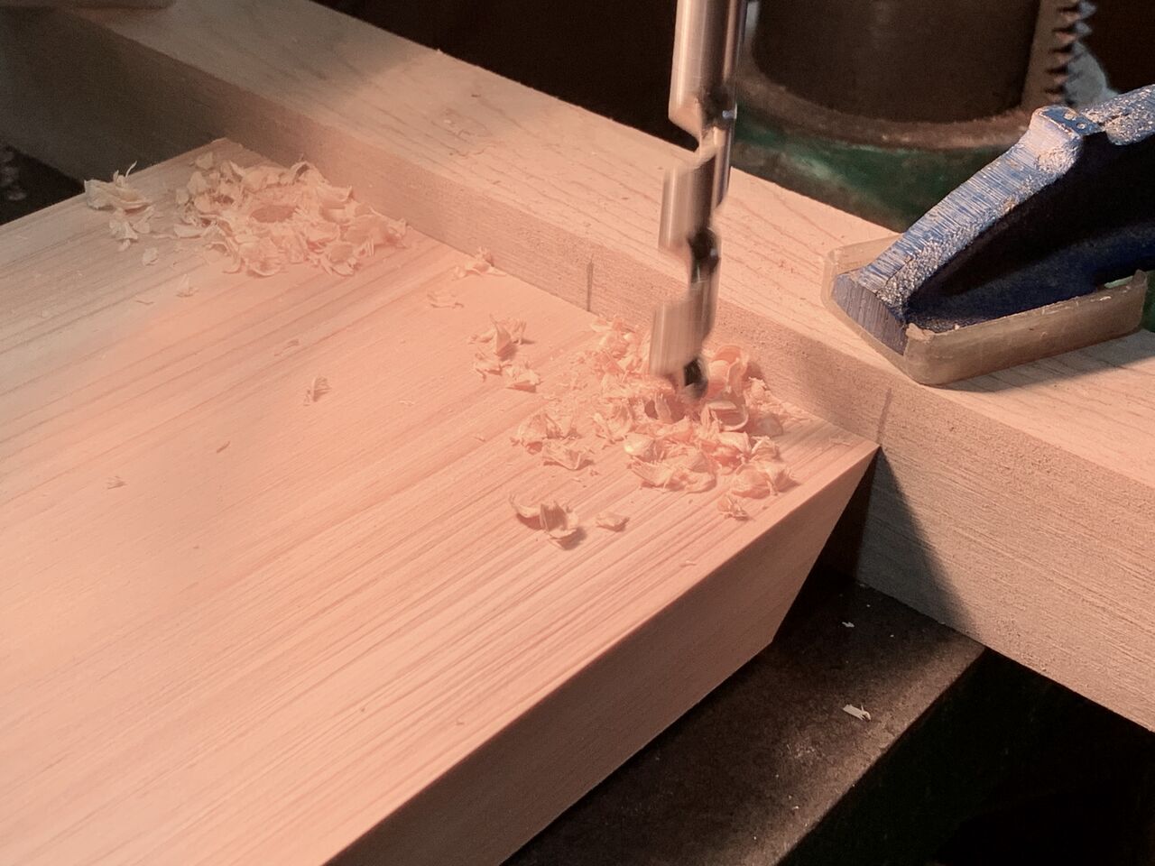 教壇の制作ー1 毎日山ごもり