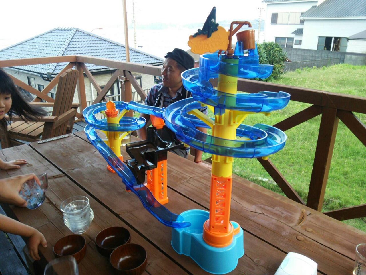 流しそうめんそうめんスライダーを購入しました 三浦海岸ログハウスプロジェクト