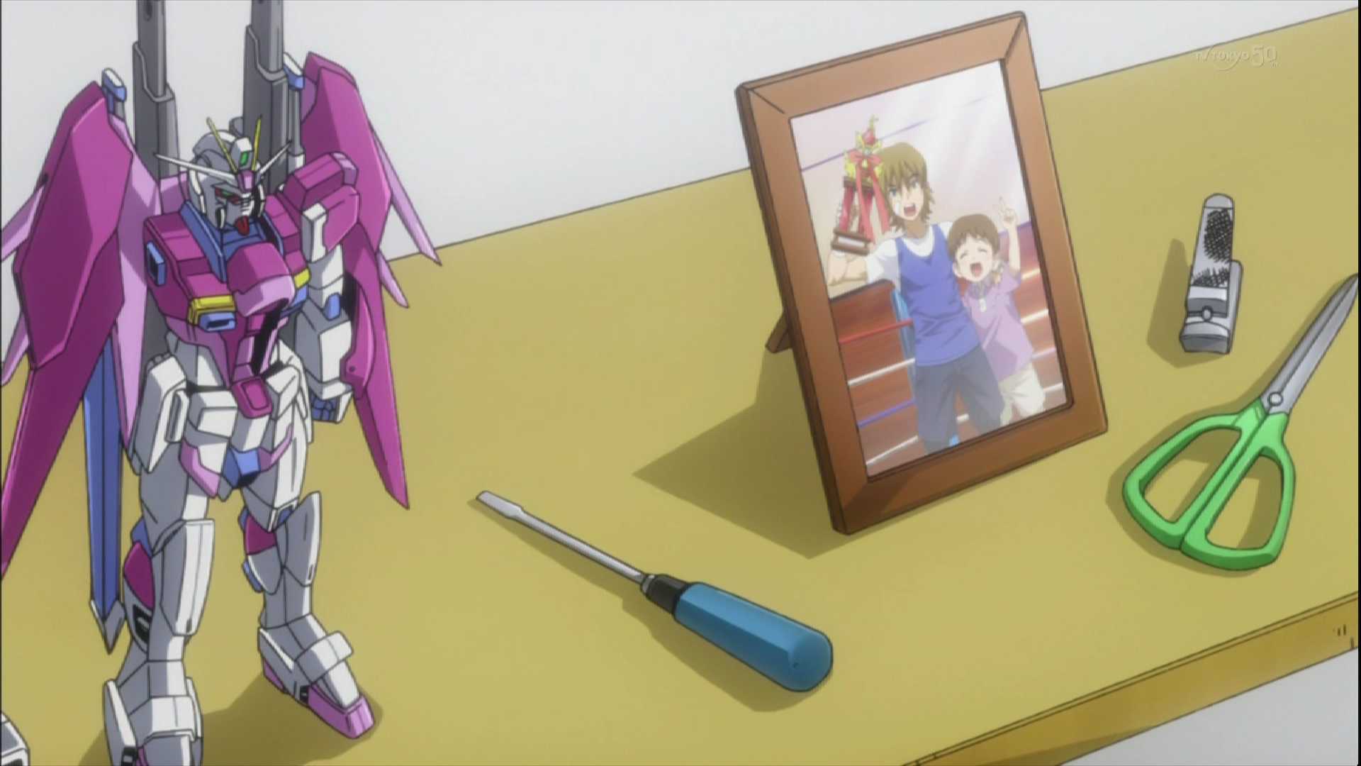 ガンダムビルドファイターズトライ 第７話 素組のシモン 感想 アサガヲblog