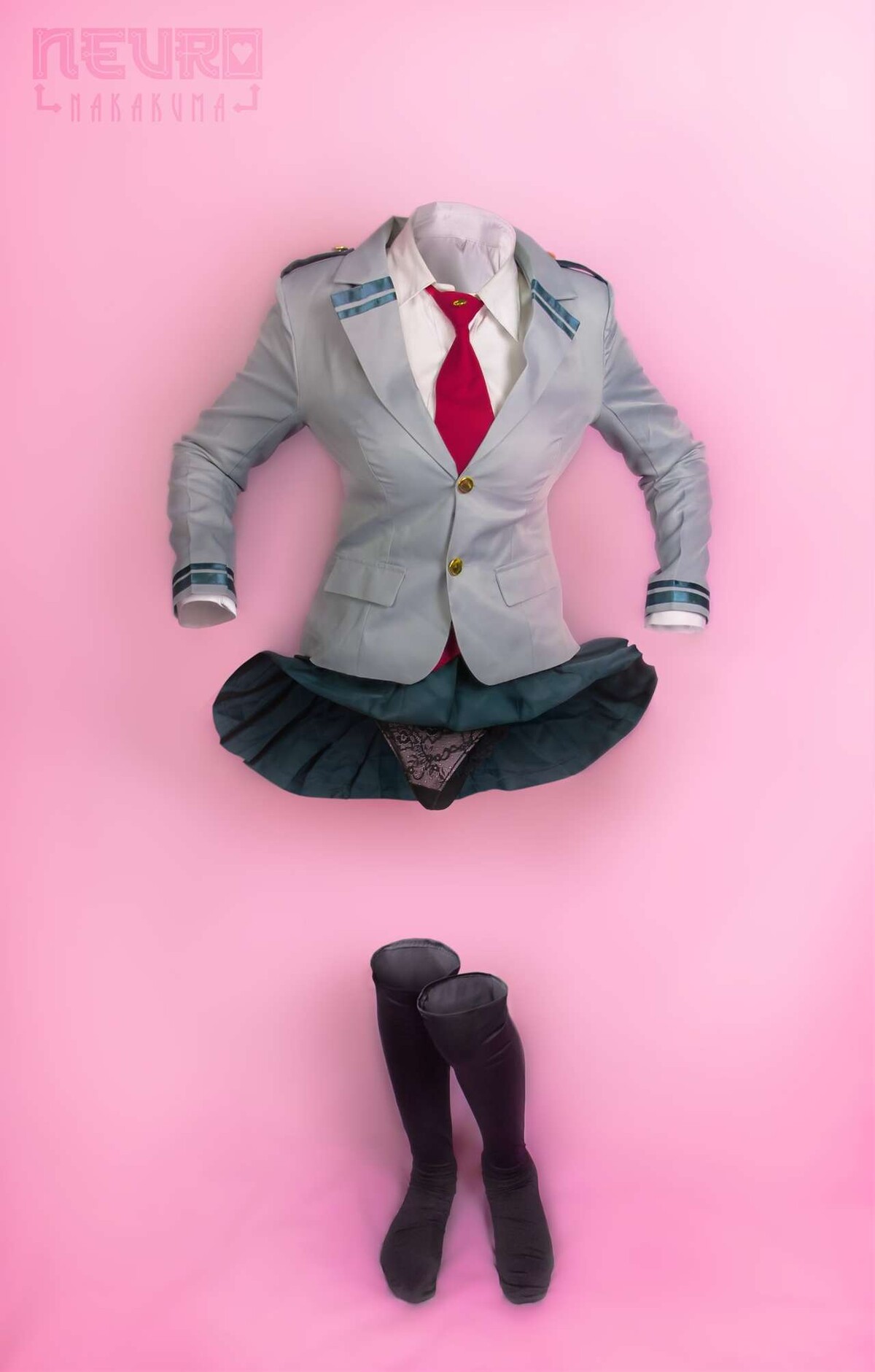 ヒロアカ 葉隠透 パン脱ぎコスプレが完全に無修正 アサガヲblog