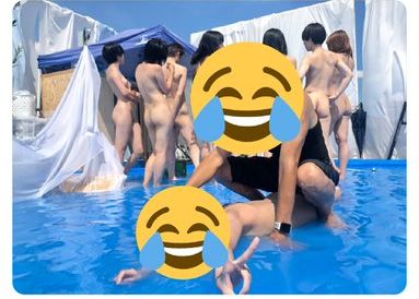 有名屋外プールスタジオで女性のckb 裸でパラダイス マジでエロすぎるｗ アサガヲblog