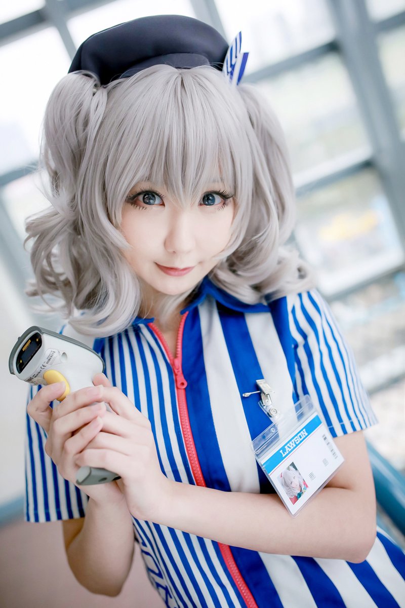 台湾 えっ 台湾にローソンあるの 艦これ 鹿島 ローソン店員コスが可愛い アサガヲblog