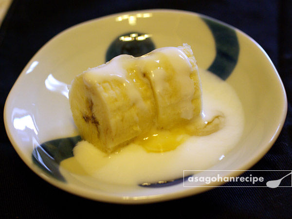 １分で完成 バナナヨーグルト 朝ごはんレシピ 簡単 ヘルシーな朝ごはんをどうぞ