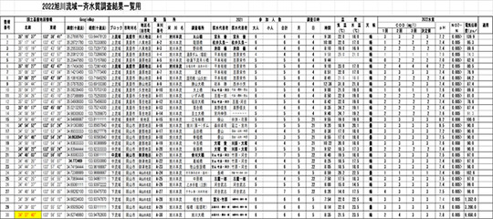 22別表5調査結果一覧表