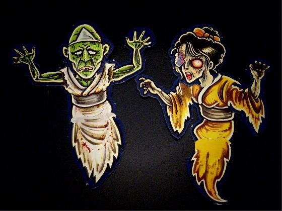 夜光おばけ アマダ 昭和レトロ 18種類 【美品】 Amazon.co.jp: 夜光