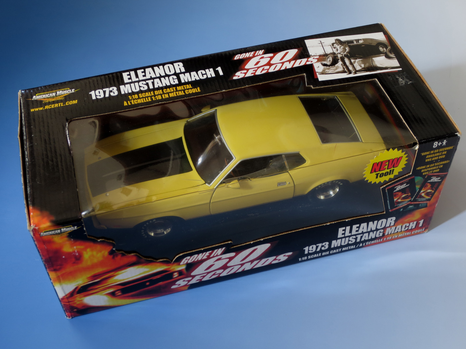 【レア】アーテル社製フォードマスタング　ダイキャストモデル　1/18スケール 1/18 ERTL FORD MUSTANG MACH1 ELEANOR : オトナのオモチャ