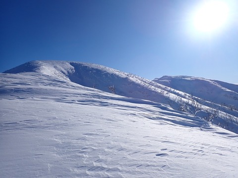 １００　大岳への最後の登り