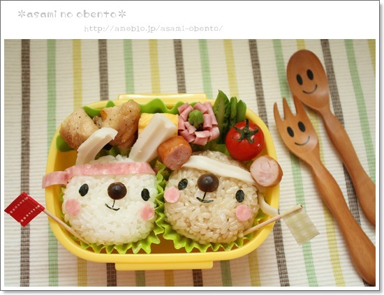 asamiのお弁当。簡単かわいいキャラ弁の作り方